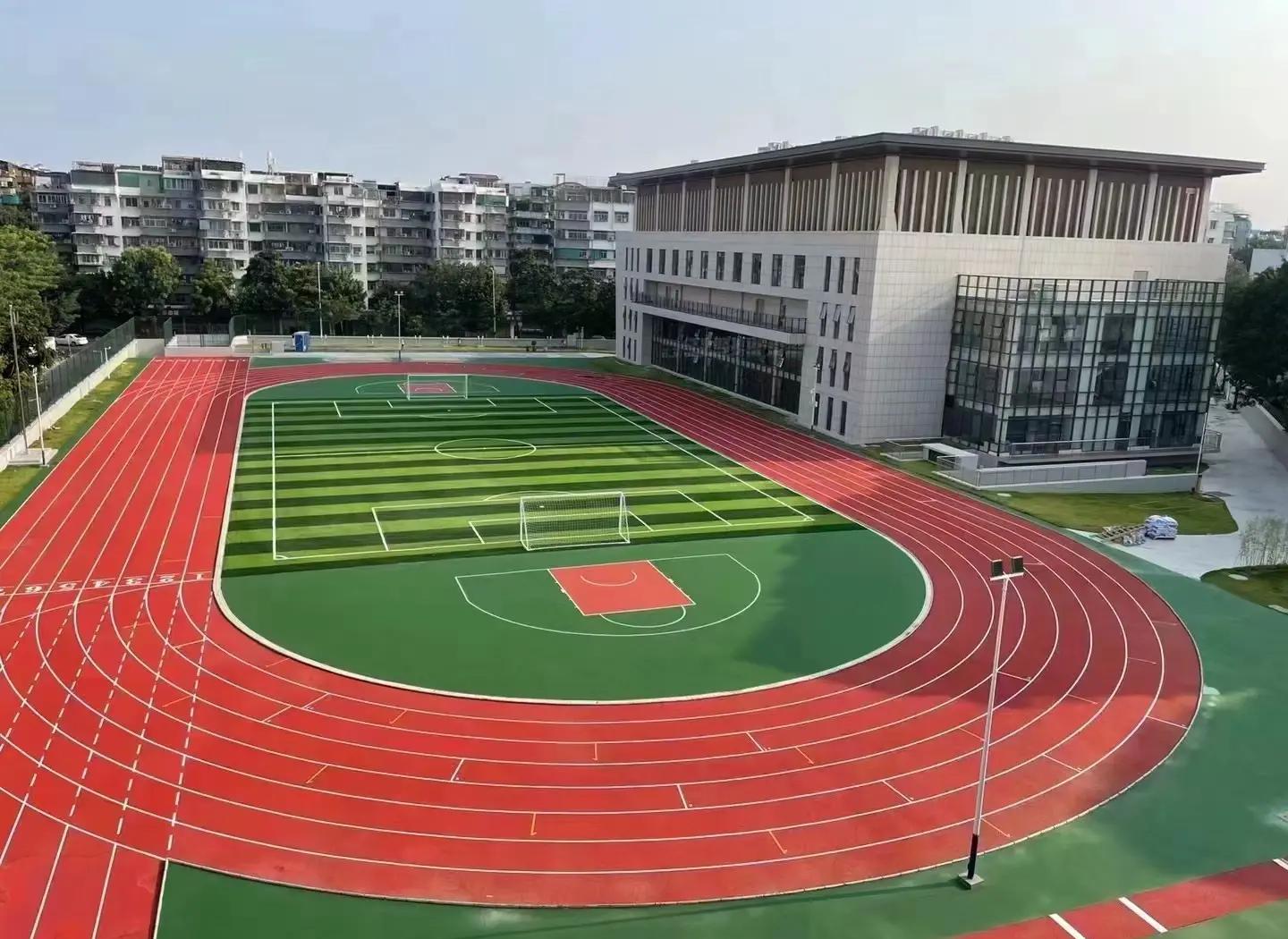 文昌市橡胶跑道塑胶篮球场 - 价格